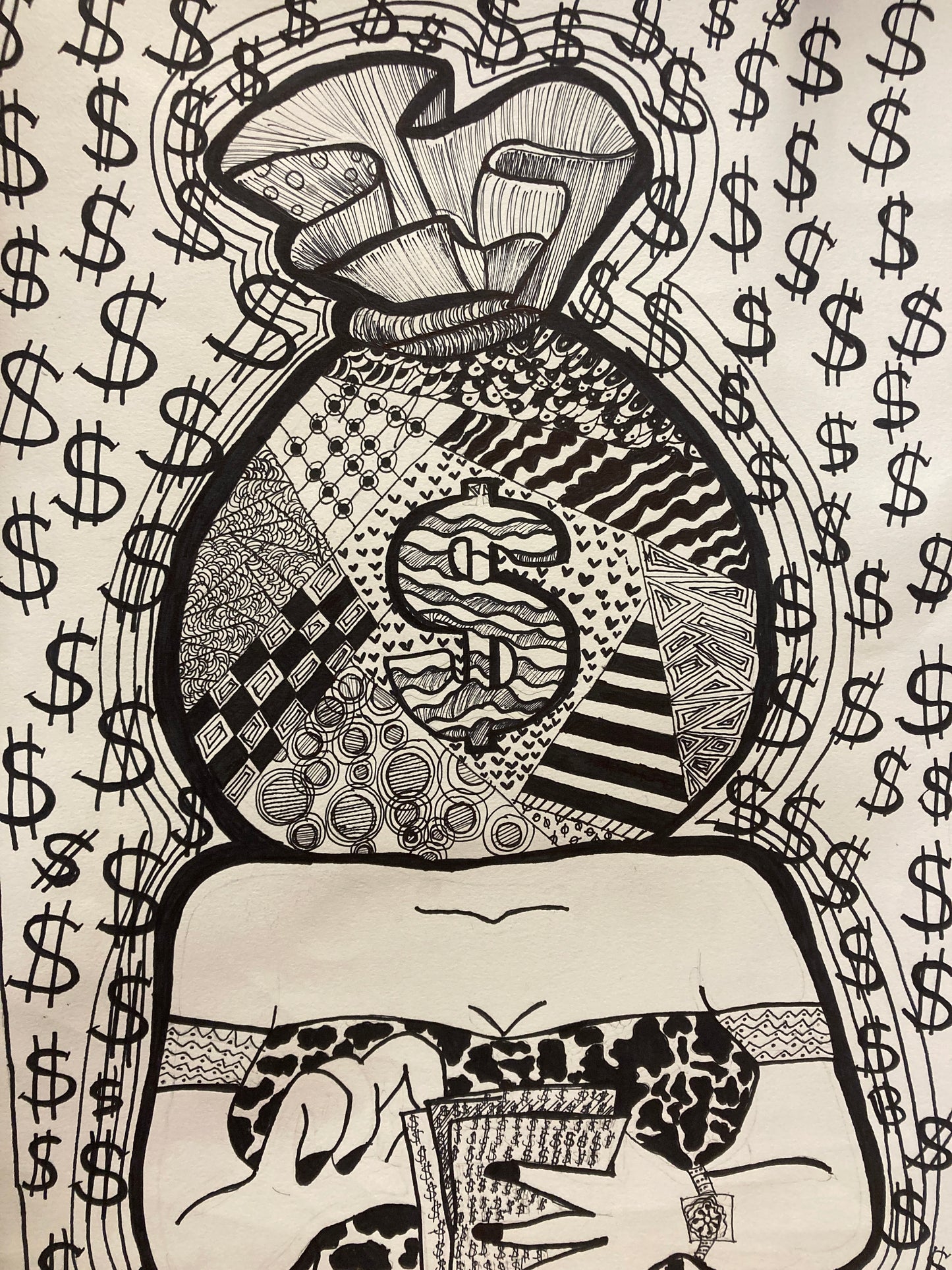 Zentangle - What Interests Me Project (Ada)