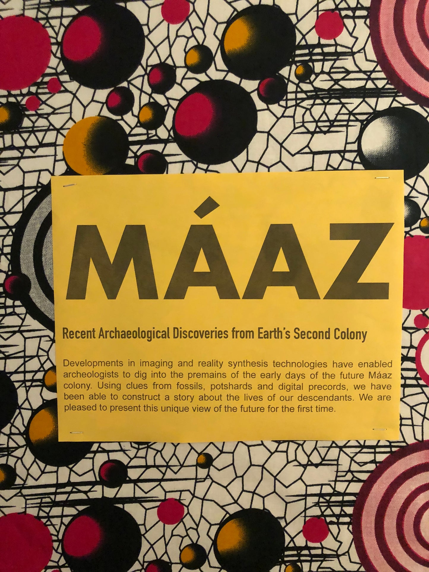 MÁAZ: Recent Archeological Discoveries from Earth’s Second Colony