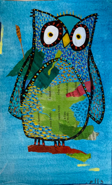 Owl/BUHO (8" x 5")