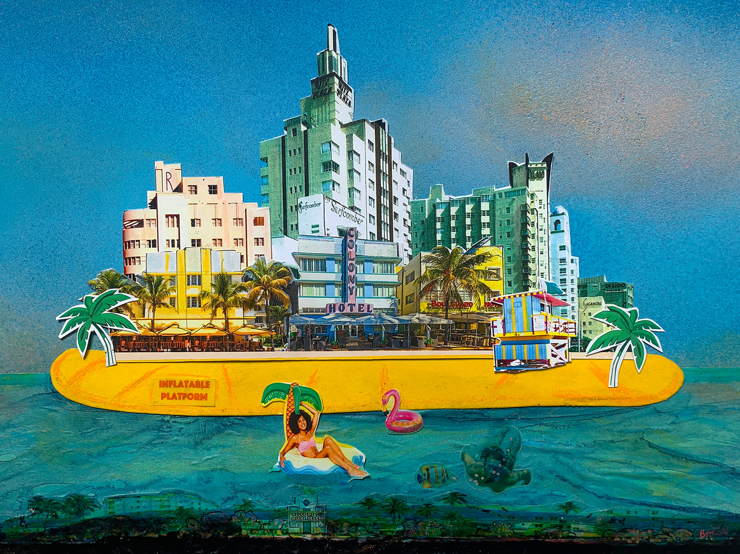 Concept Drawing for the Relocation of Miami Beach